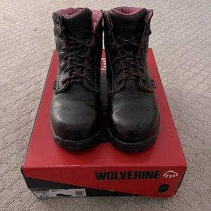 Wolverine women’s composite-toe work boots | Color: Brown & Pink | Size: 9W